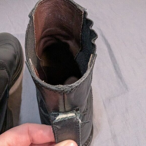 Boemos Italy Wingtip Chelsea Slip On Boots Women Size 38 - Picture 7 of 10